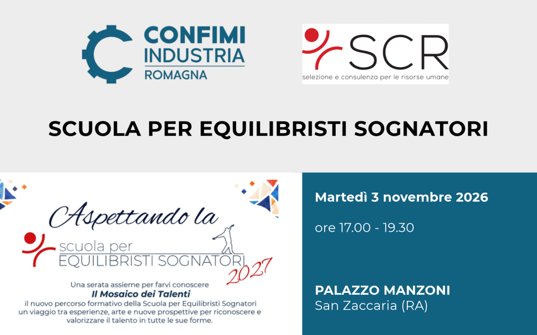 SCUOLA PER EQUILIBRISTI E SOGNATORI 2027